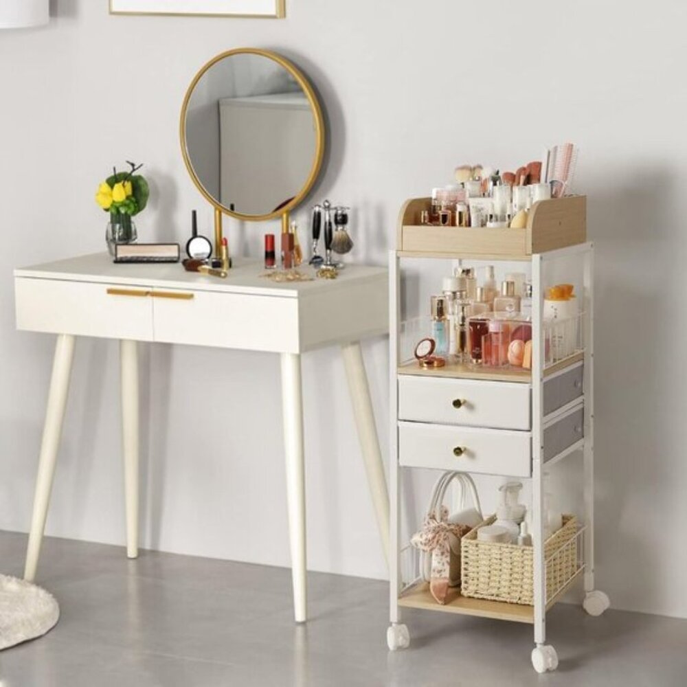 New Floor Makeup Organizer, Skincare Storage with Drawers for Vanity & Perfume - Picture 8 of 9